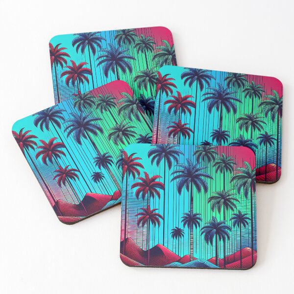 Item preview, Neon Palm Tree Oasis designed and sold by SportyAndArtful.