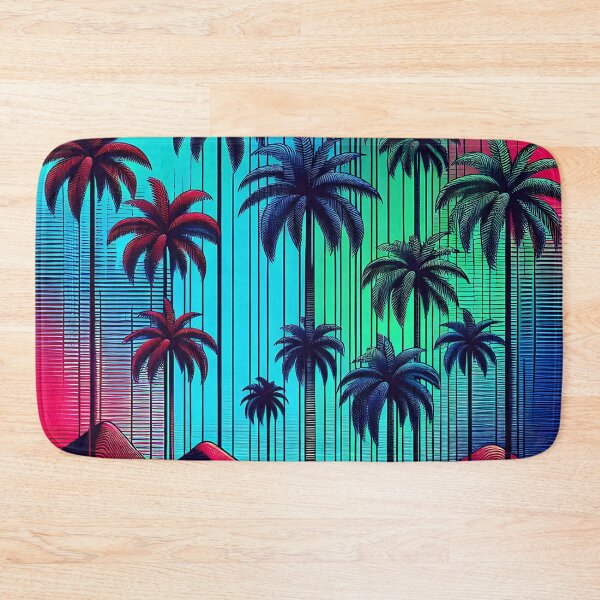 Item preview, Neon Palm Tree Oasis designed and sold by SportyAndArtful.