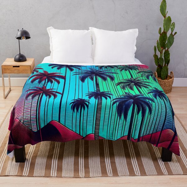 Item preview, Neon Palm Tree Oasis designed and sold by SportyAndArtful.