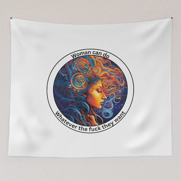 Item preview, Women Can Do Whatever the Fuck They Want designed and sold by Travelslightly.