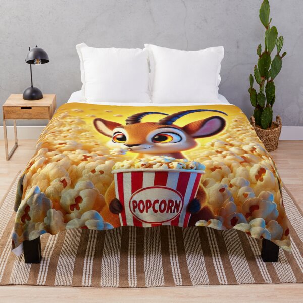 Item preview, Popcorn Party with an Adorable Ibex designed and sold by Sillytoe.