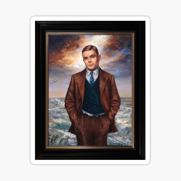 "Alan Turing" by Maxime Xavier Sticker
