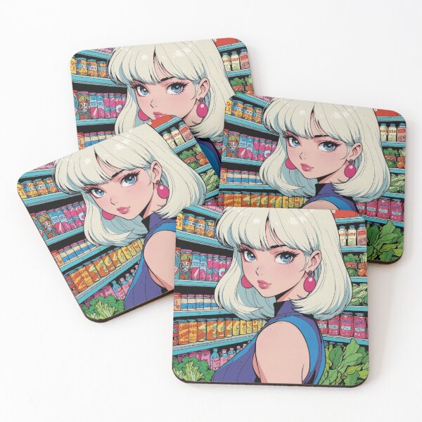 Item preview, Anime girl at the grocery store  designed and sold by Millionsxi.
