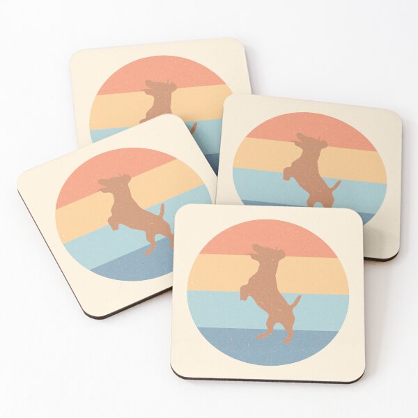 Item preview, Jack Russell Terrier Dog Worn Pastel Retro Design designed and sold by kakarikihill.