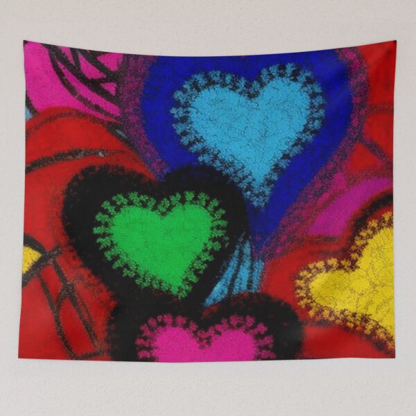 Item preview, Abstract Hearts Art designed and sold by TheDarkWardrobe.