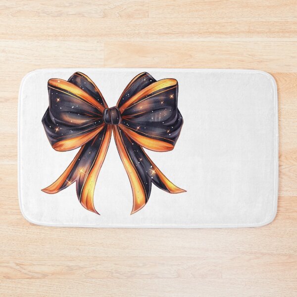 Item preview, Black and Orange Bow designed and sold by SellingWSarah17.