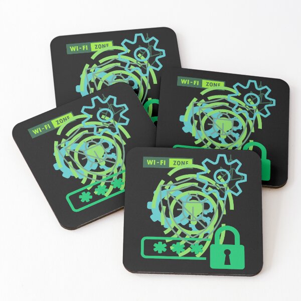 Item preview, Cyber ​​security in green designed and sold by MargoMalej.