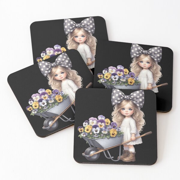 Item preview, Doll flowers and bows designed and sold by lojadpop.