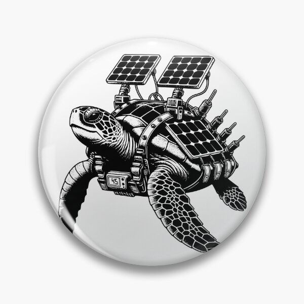 Item preview, Warcore Gothic Solar Sea Turtle designed and sold by dreamsagellc.