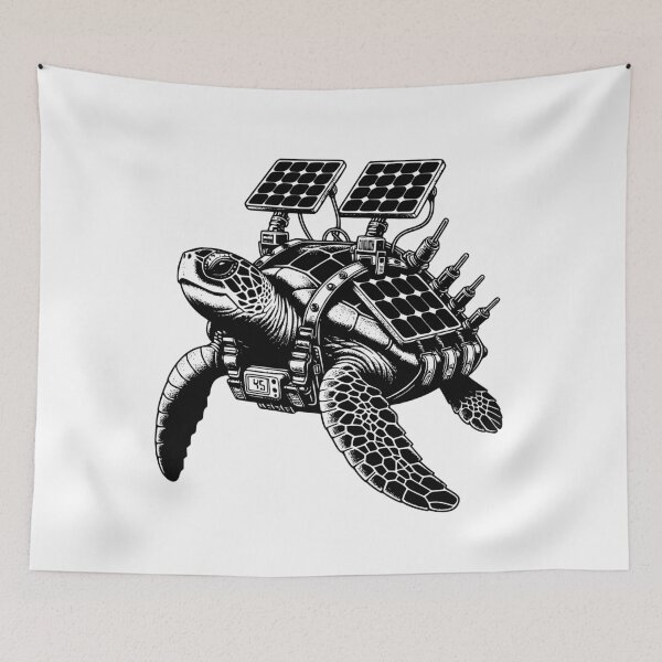 Item preview, Warcore Gothic Solar Sea Turtle designed and sold by dreamsagellc.