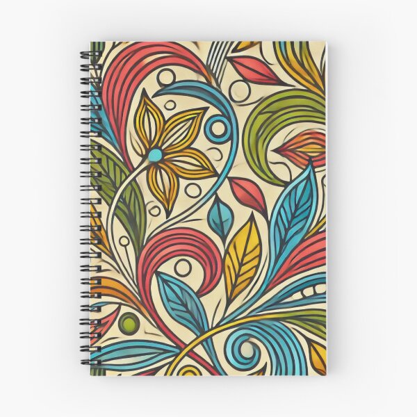 Item preview, Title: Colorful Abstract Floral Pattern - Artistic and Vibrant Design designed and sold by Marinaso.