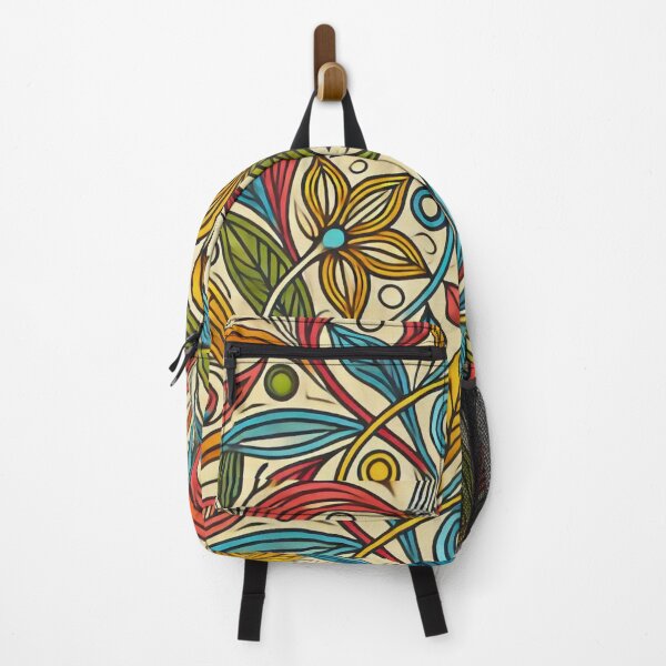 Item preview, Title: Colorful Abstract Floral Pattern - Artistic and Vibrant Design designed and sold by Marinaso.