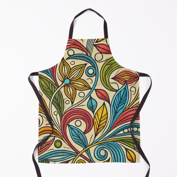 Item preview, Title: Colorful Abstract Floral Pattern - Artistic and Vibrant Design designed and sold by Marinaso.