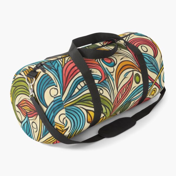 Item preview, Title: Colorful Abstract Floral Pattern - Artistic and Vibrant Design designed and sold by Marinaso.