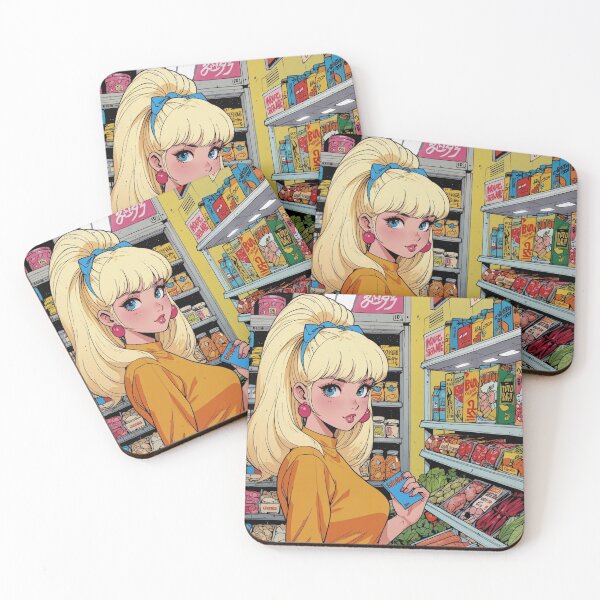Item preview, Anime girl at the grocery store  designed and sold by Millionsxi.