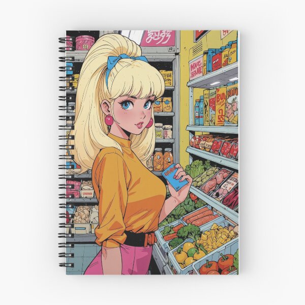 Item preview, Anime girl at the grocery store  designed and sold by Millionsxi.
