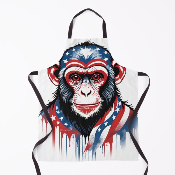 Item preview, Patriotic Tatted Monkey designed and sold by TattedWolf.
