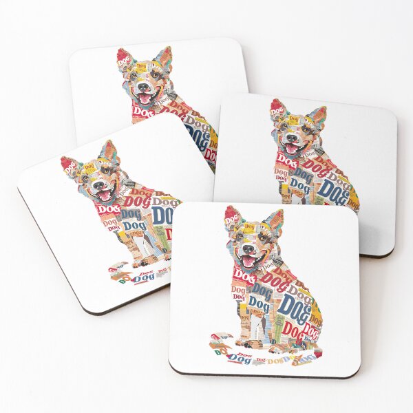 Item preview, Calligram Dog Graphic with Dog words designed and sold by Kaboom-Tees.
