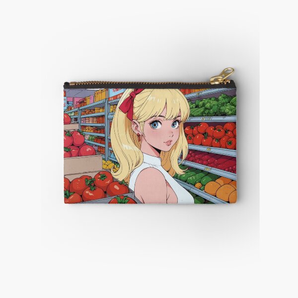 Item preview, Anime girl at the grocery store  designed and sold by Millionsxi.
