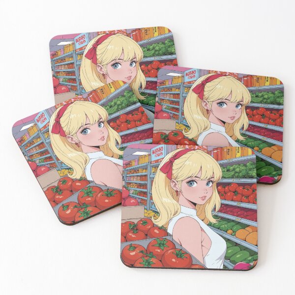 Item preview, Anime girl at the grocery store  designed and sold by Millionsxi.