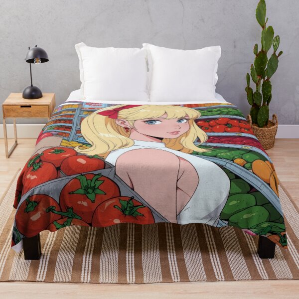 Item preview, Anime girl at the grocery store  designed and sold by Millionsxi.