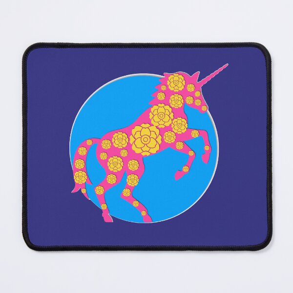 Item preview, Flower Unicorn (Pink) designed and sold by MLWParchmentArt.