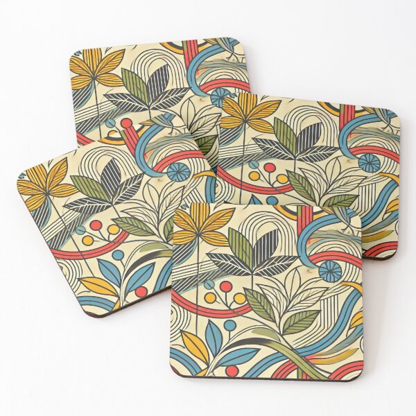 Item preview, Abstract and Colorful Floral Pattern - Dynamic and Modern Design designed and sold by Marinaso.