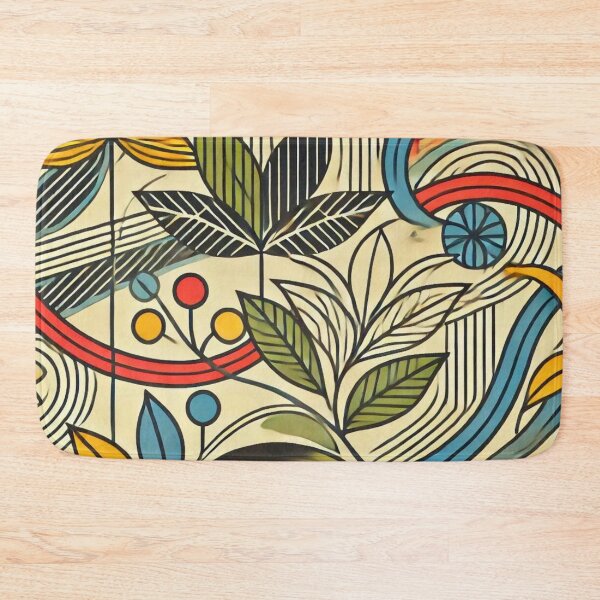 Item preview, Abstract and Colorful Floral Pattern - Dynamic and Modern Design designed and sold by Marinaso.