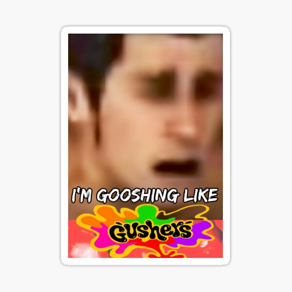 Item preview, Kiryu Kazuma is GOOSHING like Gushers Meme  designed and sold by MerikuroCreates.