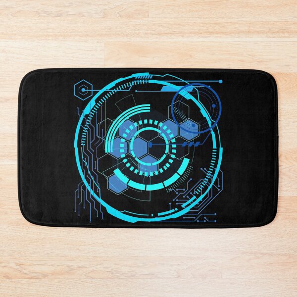 Item preview, Cyber ​​security in blue designed and sold by MargoMalej.