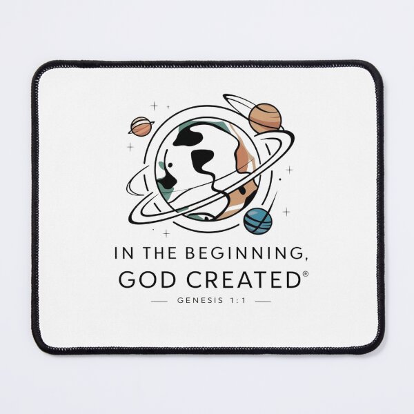 Item preview, In the Beginning God Created, Genesis 1:1 designed and sold by Faithloveshop.