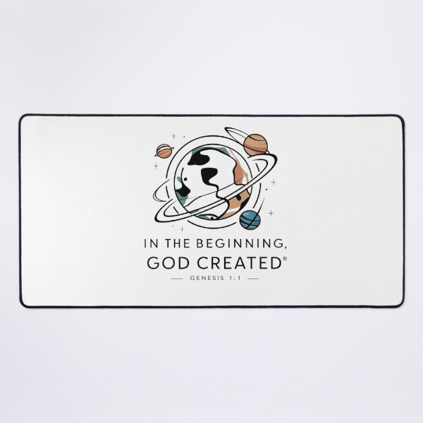 Item preview, In the Beginning God Created, Genesis 1:1 designed and sold by Faithloveshop.