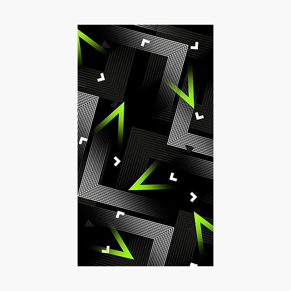 Item preview, Art green robots  designed and sold by Stickerlion.