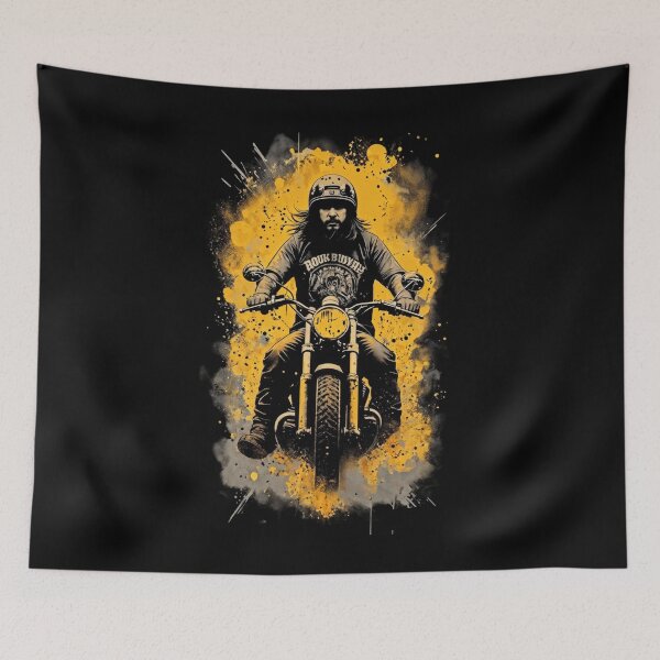 Item preview, Biker in Dynamic Colors designed and sold by mnurkowski.