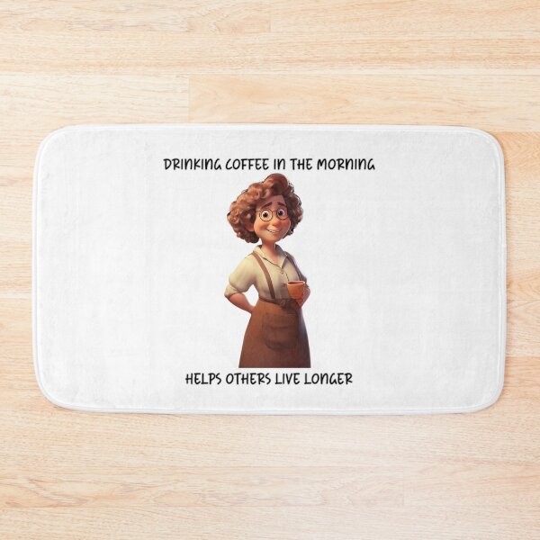 Item preview, Drinking Coffee in the Morning, Helps Others Live Longer designed and sold by Travelslightly.