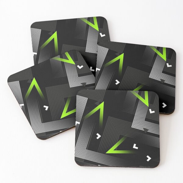 Item preview, Art green robots  designed and sold by Stickerlion.
