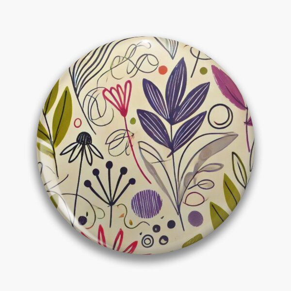 Item preview, Abstract and Colorful Botanical Pattern - Artistic and Modern Design designed and sold by Marinaso.