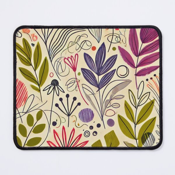 Item preview, Abstract and Colorful Botanical Pattern - Artistic and Modern Design designed and sold by Marinaso.
