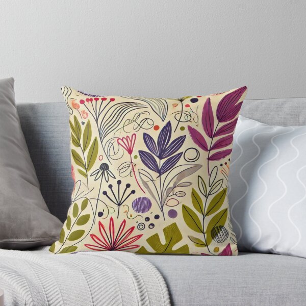 Item preview, Abstract and Colorful Botanical Pattern - Artistic and Modern Design designed and sold by Marinaso.