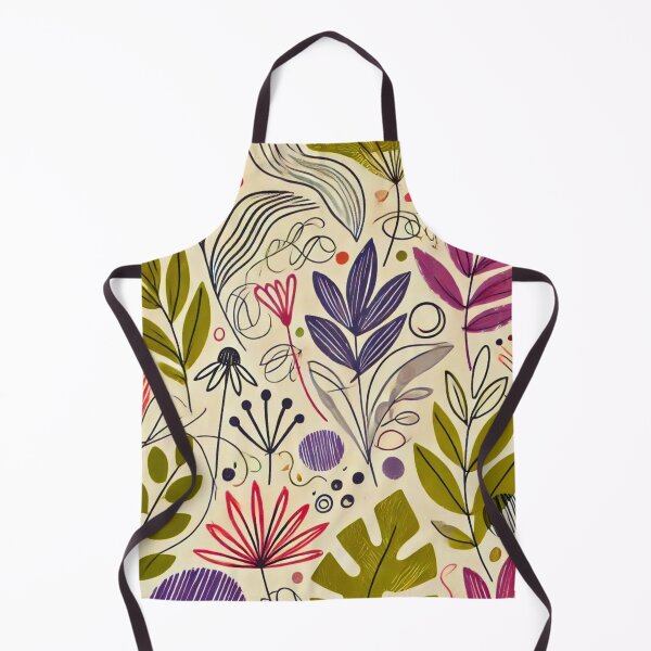 Item preview, Abstract and Colorful Botanical Pattern - Artistic and Modern Design designed and sold by Marinaso.