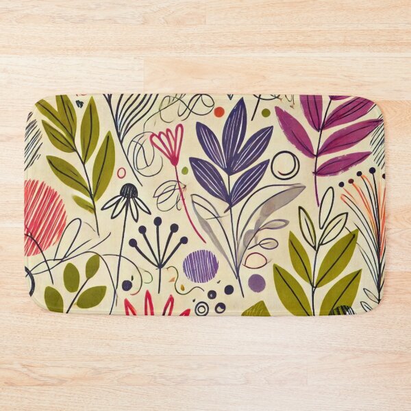 Item preview, Abstract and Colorful Botanical Pattern - Artistic and Modern Design designed and sold by Marinaso.