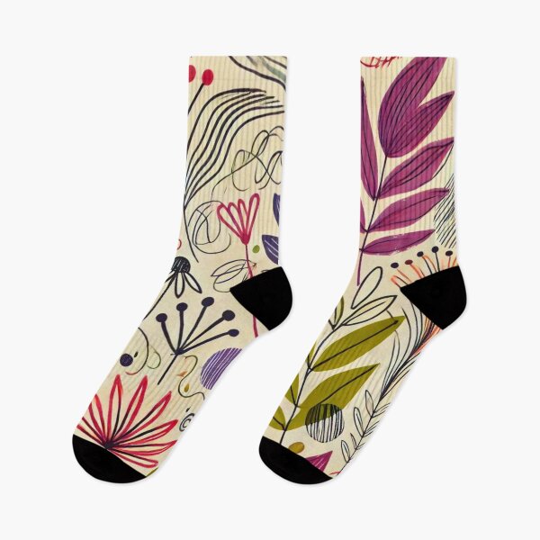 Item preview, Abstract and Colorful Botanical Pattern - Artistic and Modern Design designed and sold by Marinaso.
