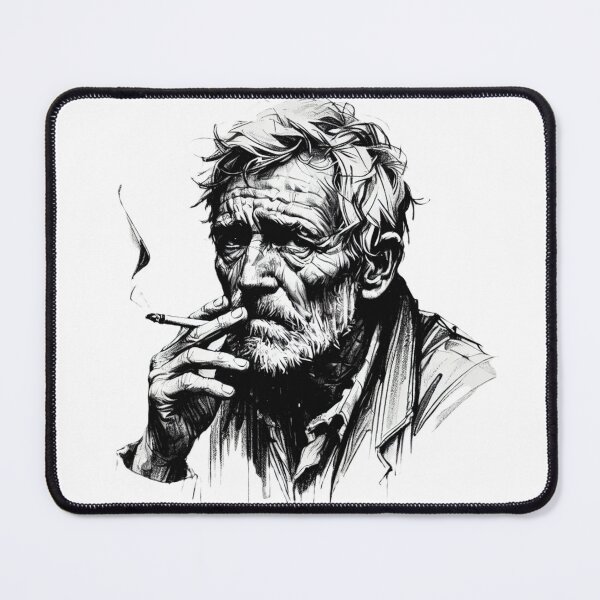 Item preview, smoking old man designed and sold by Dragon-Kingdom.