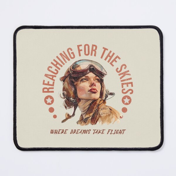 Item preview, Vintage Woman Pilot designed and sold by CozyLightsStore.