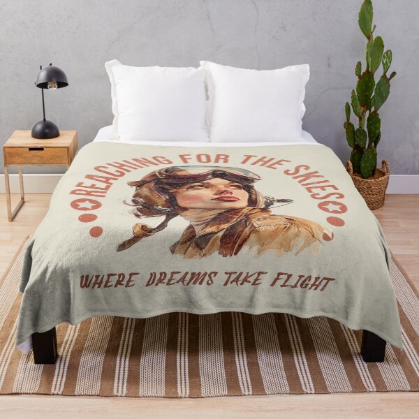 Item preview, Vintage Woman Pilot designed and sold by CozyLightsStore.