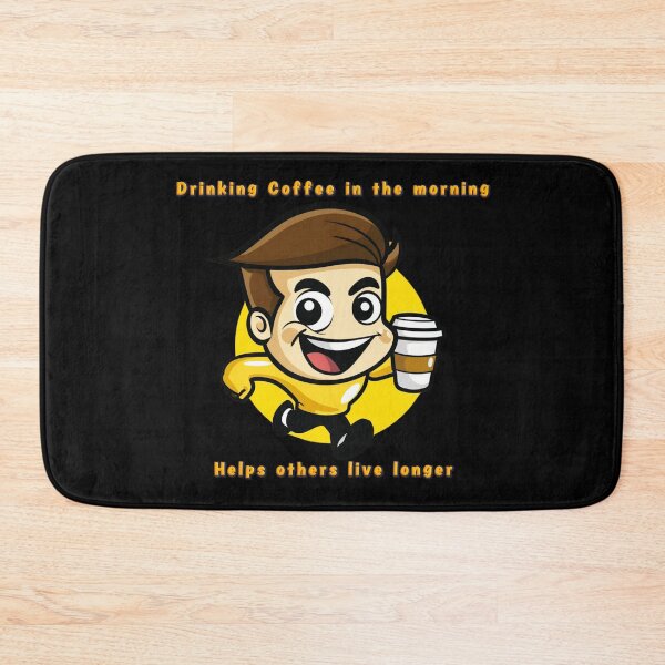 Item preview, Drinking Coffee in the Morning, Helps Others Live Longer designed and sold by Travelslightly.