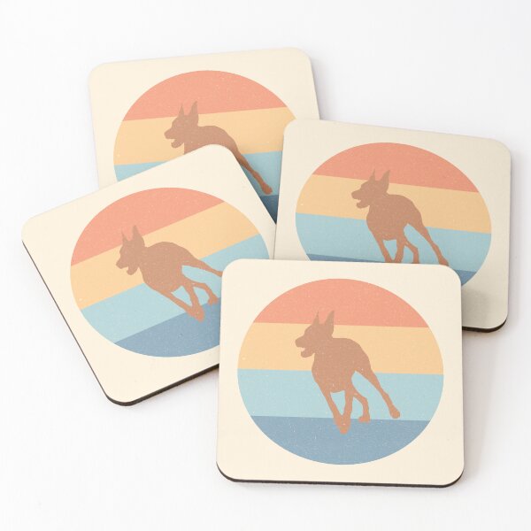 Item preview, Dobermann Pinscher Dog Worn Pastel Retro Design designed and sold by kakarikihill.