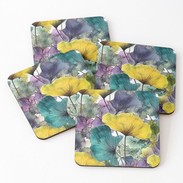 Item preview, Colors ginko biloba leaves nature #pattern #nature designed and sold by JBJart.