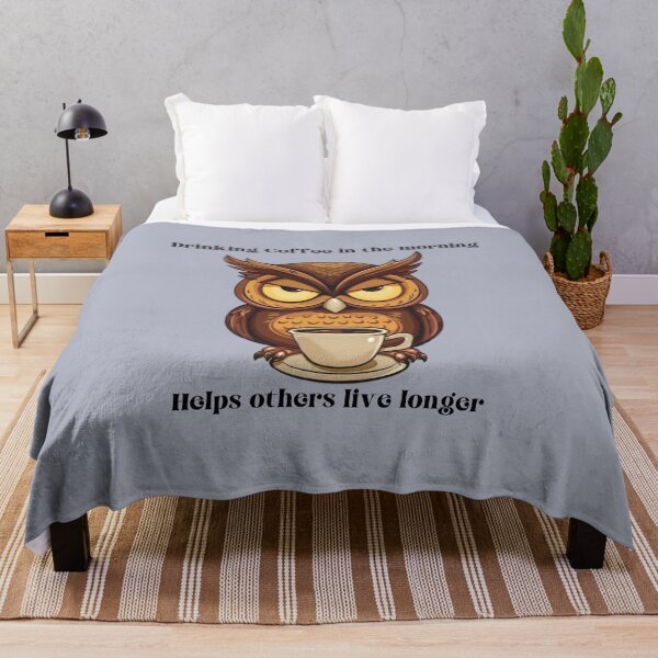 Item preview, Drinking Coffee in the Morning, Helps Others Live Longer designed and sold by Travelslightly.