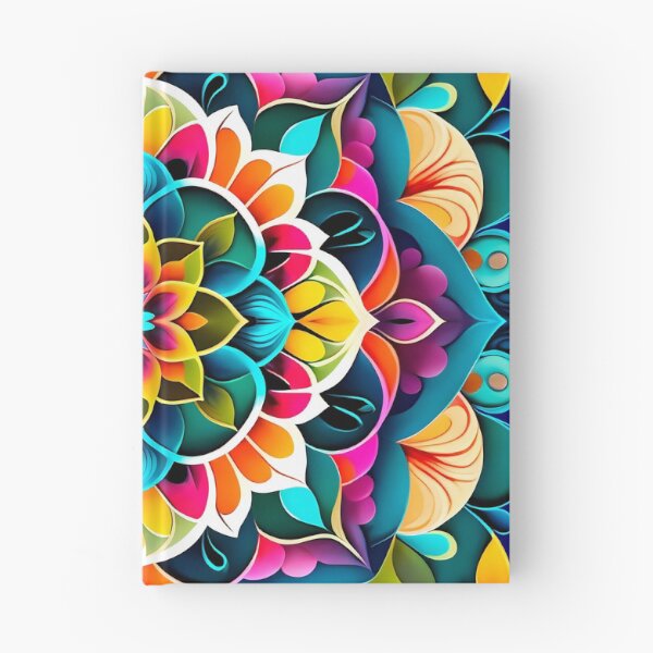 Item preview, Symmetric Floral Mandala with Variety of Colors and Contrasts designed and sold by Second Draft Visuals.